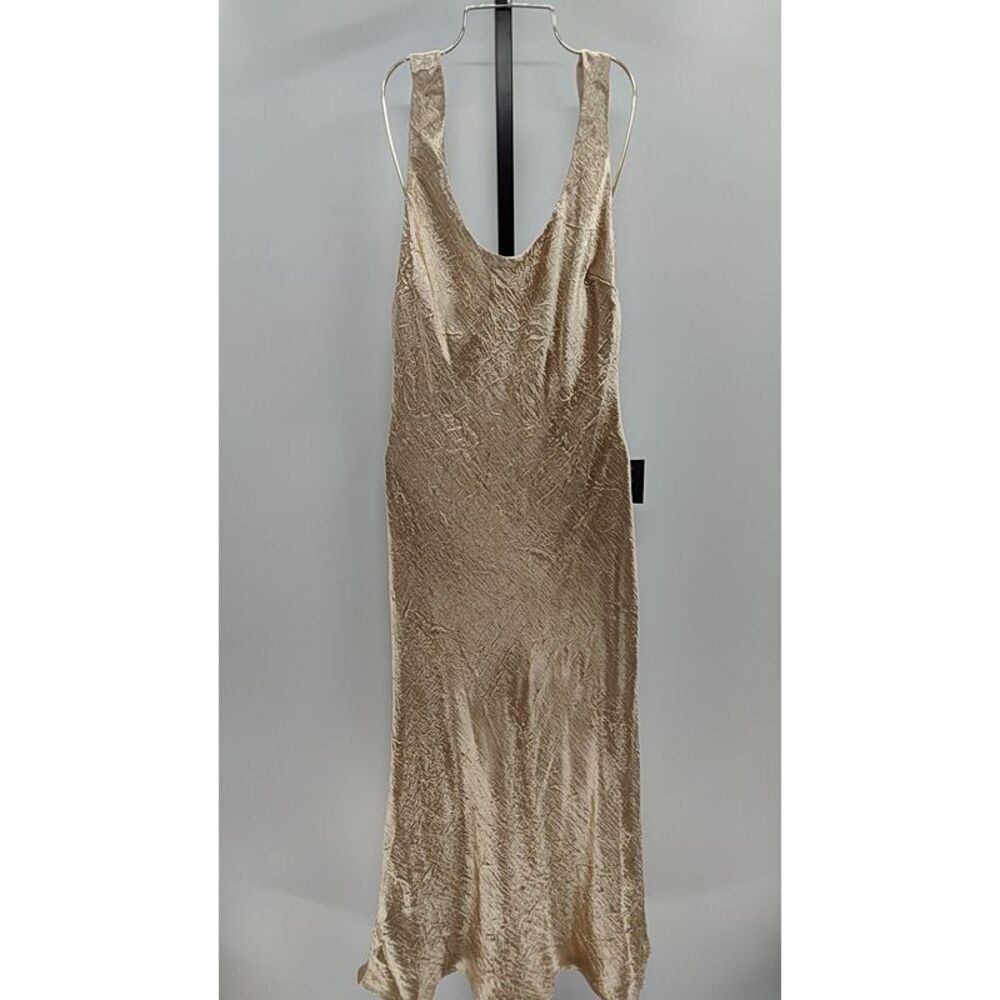 Lulu's Elegant Gold Dress